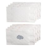 Protections de barreaux de lit en coton matelass� - petit nuage blanc / bleu