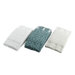 Protection de barreaux de lit en coton - promenons nous bleu / blanc