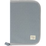 Prot�ge carnet de sant� b�b� en polyester recycl� bleu