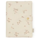 Prot�ge carnet de sant� ecru, marron