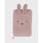 Prot�ge carnet de sant� effet fourrure rose