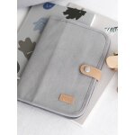 Prot�ge - carnet de sant� gris perle