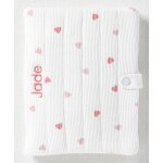 Protge carnet de sant imprim coeurs