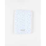 Prot�ge carnet de sant� jersey blanc, bleu, rose