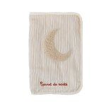 Prot�ge carnet de sant� lune beige