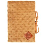 Protège carnet de santé en minky camel Protège carnet de santé en minky camel