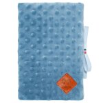 Protège carnet de santé en minky denim Protège carnet de santé en minky denim
