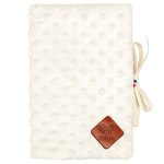 Protège carnet de santé en minky Écru Protège carnet de santé en minky Écru