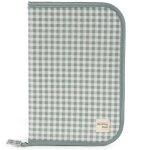 Prot�ge carnet de sant� vert, blanc