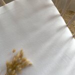 Protège matelas bébé flanelle de coton bio blanc Protège matelas bébé flanelle de coton bio blanc