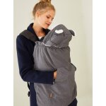 Protège porte - bébé doudoune gris Protège porte - bébé doudoune gris