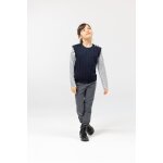 Pull 100% coton fille indigo