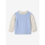 Pull 2 en 1 bb bleu ciel