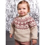 Pull bébé jacquard noël capsule famille écru Pull bébé jacquard noël capsule famille écru