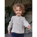 Pull col camionneur garon beige chin