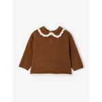 Pull col claudine b�b� fille marron