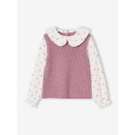 Pull col claudine lilas