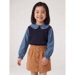 Pull col claudine marine