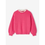 Pull col fantaisie forme loose fille rose bonbon Pull col fantaisie forme loose fille rose bonbon