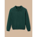 Pull col polo gar�on vert