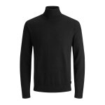 Pull col roul� knit noir