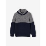 Pull col snood gar�on marine