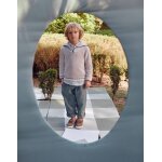 Pull en coton avec col zipp� b&s beige