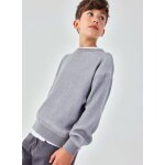 Pull en coton pour enfant gris