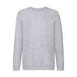 Pull en coton peigné de qualité supérieure premium gris chiné Pull en coton peigné de qualité supérieure premium gris chiné