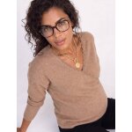 Pull devant / dos grossesse et allaitement beige