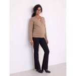 Pull devant / dos grossesse et allaitement beige