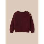 Pull lgant bordeaux