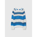 Pull fille en coton blanc