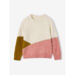 Pull fille manches longues olive