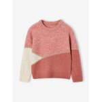 Pull fille manches longues rose poudr�