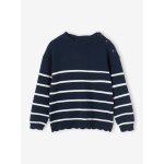 Pull fille marinire fantaisie marine