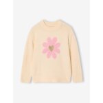 Pull fleurs vanille