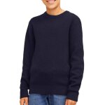 Pull gar�on knit neck marine