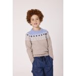 Pull gar�on taupe chine