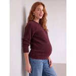 Pull grossesse et allaitement bordeaux