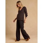 Pull grossesse et allaitement chocolat