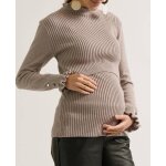 Pull de grossesse et allaitement dorothée taupe Pull de grossesse et allaitement dorothée taupe