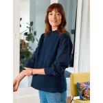 Pull de grossesse bi - matière marine Pull de grossesse bi - matière marine