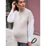 Pull de grossesse volutif 2 en 1 envie de fraise beige chin