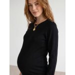 Pull de grossesse noir