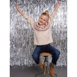 Pull jacquard enfant mixte noël capsule famille écru Pull jacquard enfant mixte noël capsule famille écru