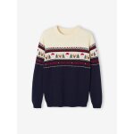 Pull jacquard de nol adulte capsule famille marine