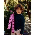 Pull en laine m�lang�e b&s vert fonc�