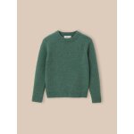 Pull en laine merinos amande fonce