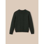 Pull lambswool garon vert
